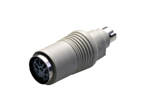 ADAPTADOR DIN HEMBRA 5C A MINIDIN MACHO 6C