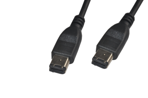 CONEXIÓN INFORMÁTICA FIREWIRE MACHO 6C A FIREWIRE MACHO 6C. LONGITUD: 2M