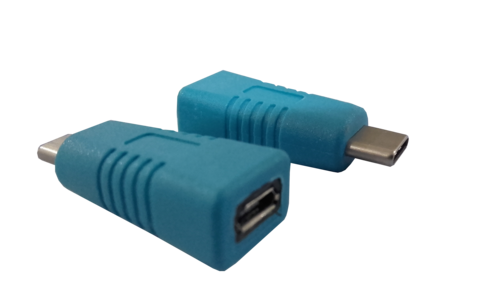 ADAPTADOR MICROUSB HEMBRA 5P A MACHO USB-C