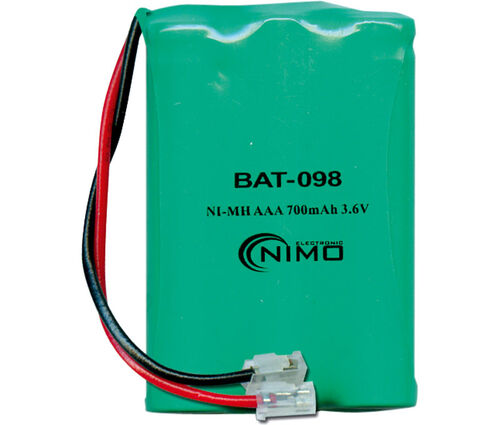 BATERIA 3.6V 700maH AAAx3 NI-MH