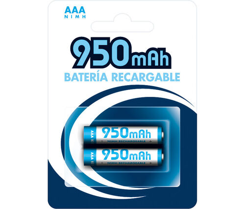 BATERIA RECARGABLE AAA R3 Ni-Mh. 950mAh.=50.036