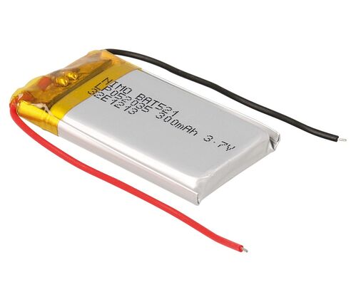 BATERIA 3,7V/320MaH. LI-POLI RECAR. + CTO. CONTRO   20x35x5mm