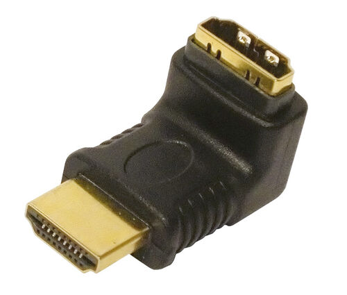 ADAPTADOR CODO HDMI M-H IZQDA.