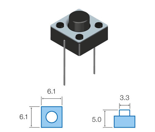 PULSADOR DE TACTO VIDEO=JTP-1280A