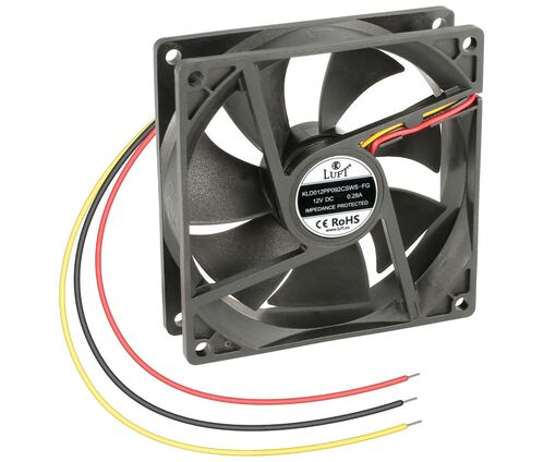 VENTILADOR 92x92x25 12V. 3 HILOS