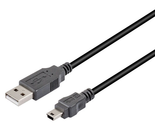 CONEXION USB 2.0 A MINI USB M-M 0,15mts.