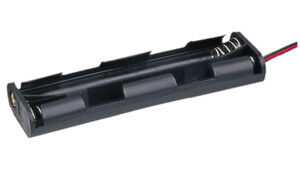 PORTA-PILAS PARA 4 PILAS DE 1,5V(6V.)